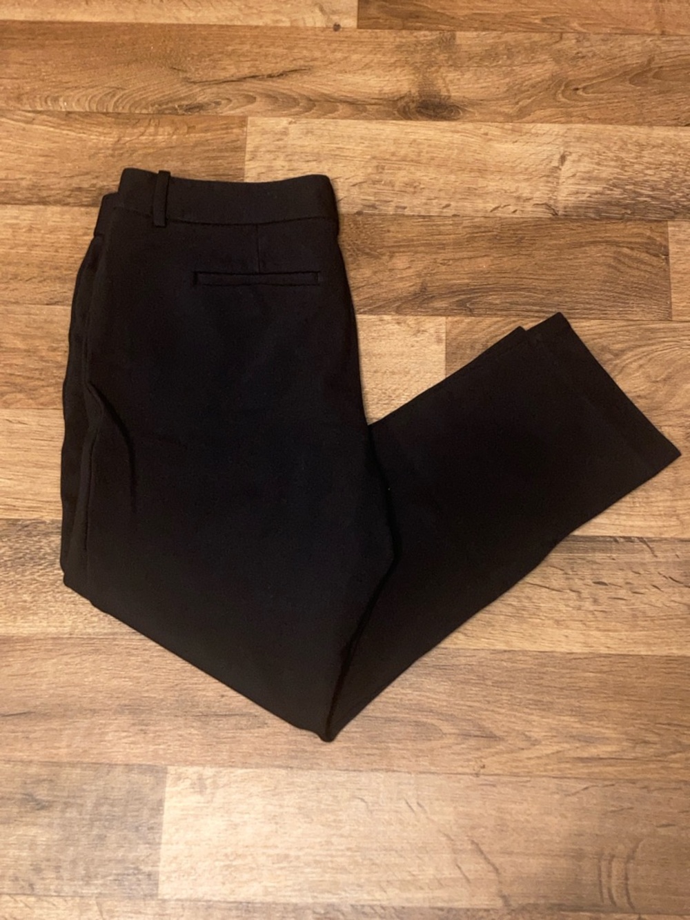 Liz Claiborne Black Ankle Cropped Emma Dress Pants